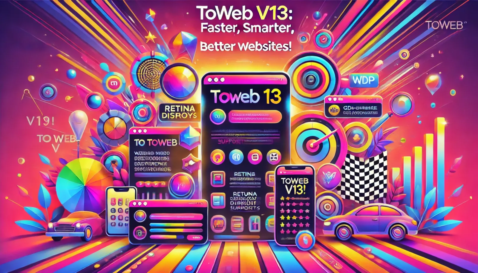 Illustration de TOWeb 13 : des sites plus rapides et plus intelligents