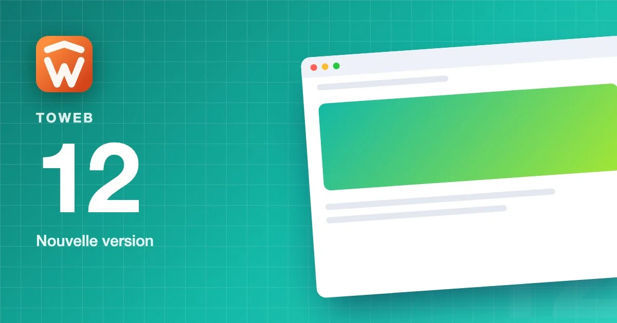 TOWeb version 12 est arrivé !